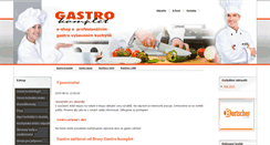 Desktop Screenshot of gastro-kuchyne.com